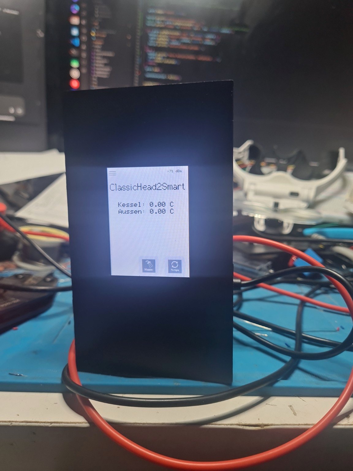 Frühe Frontpanel-Entwicklung des Control Panels